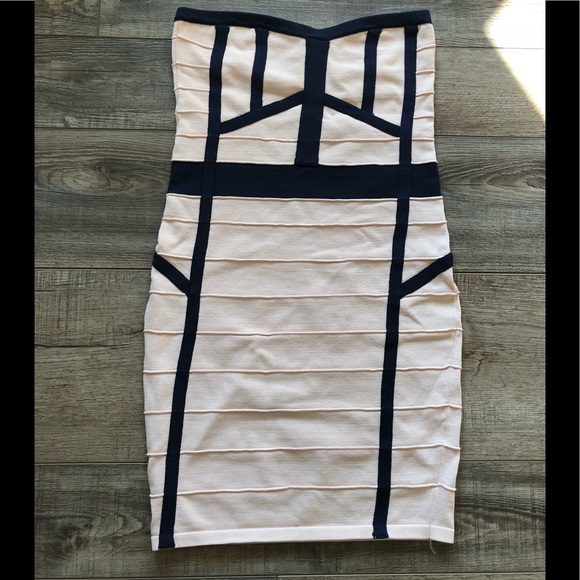 lola Dresses & Skirts - Lola Bodycon Dress Pinkish Cream Color Small Sexy!